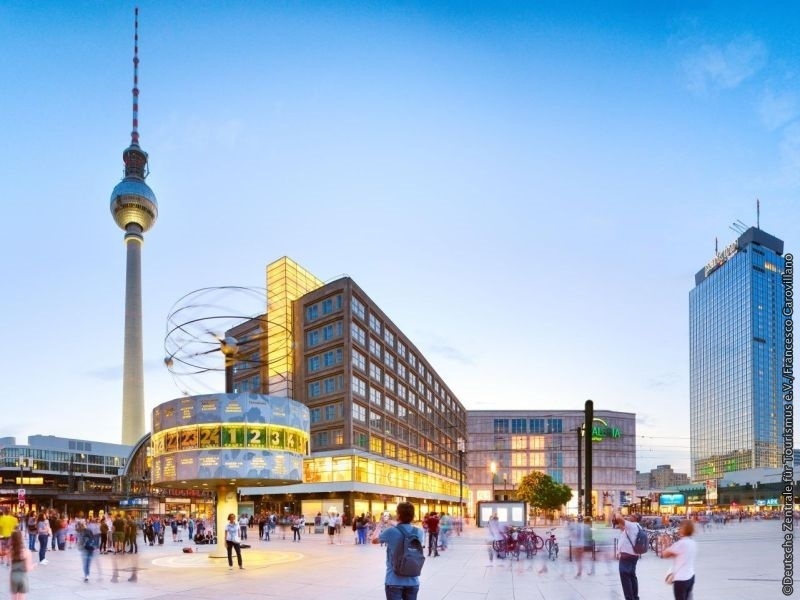 Berlín: Alexanderplatz a svetoznáma televízna veža. Foto: Deutsche Zentrale für Tourismus/Francesco Carovillano
