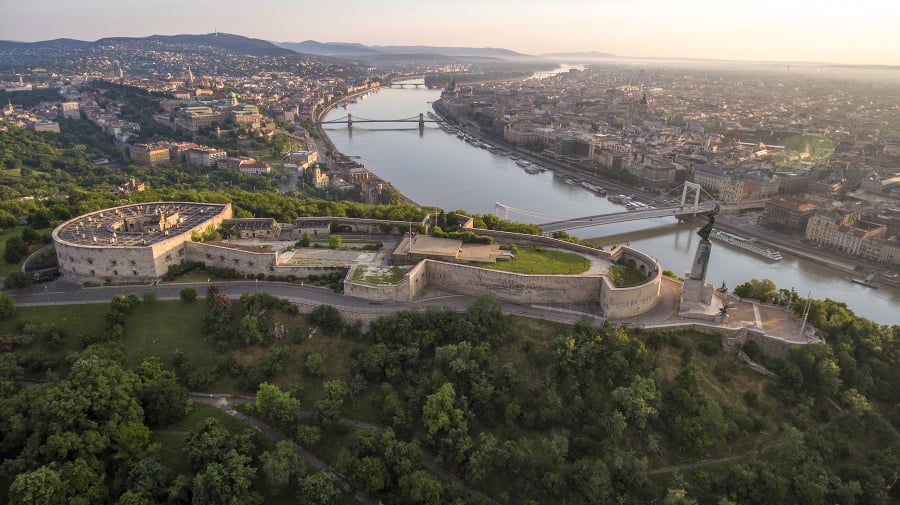 Citadela v maďarskej Budapešti