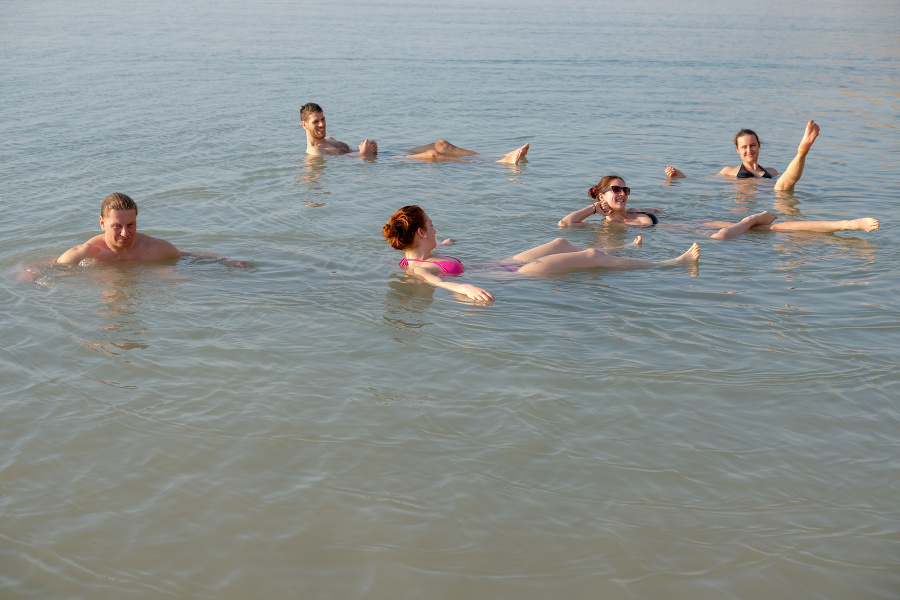 Kúpanie v Mŕtvom mori. © Matúš Svitek