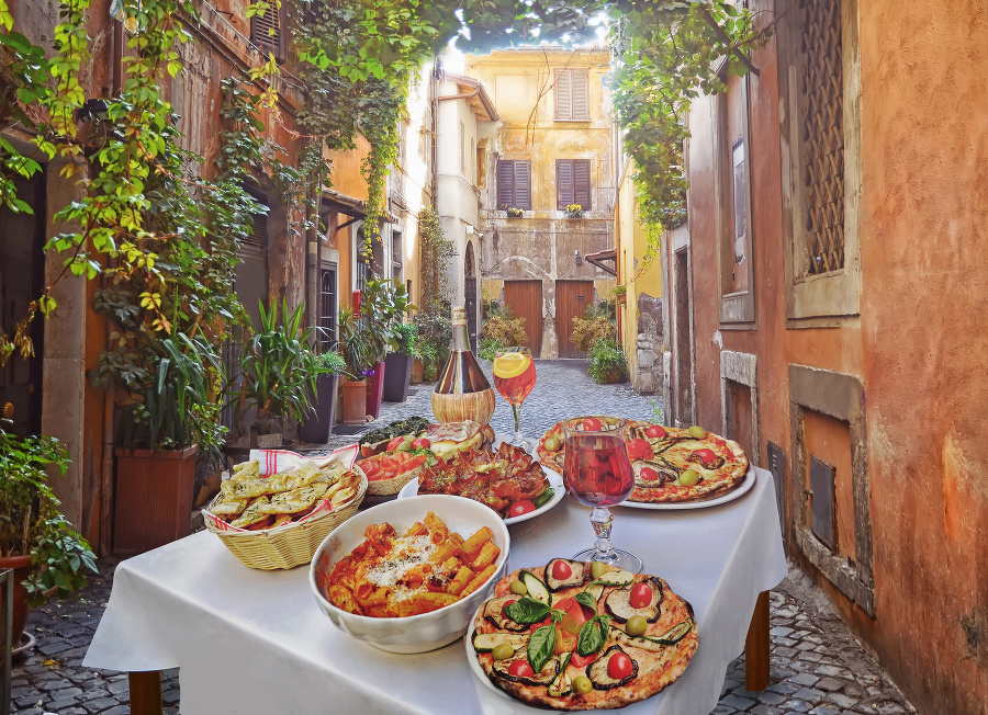 Reštaurácia v Taliansku