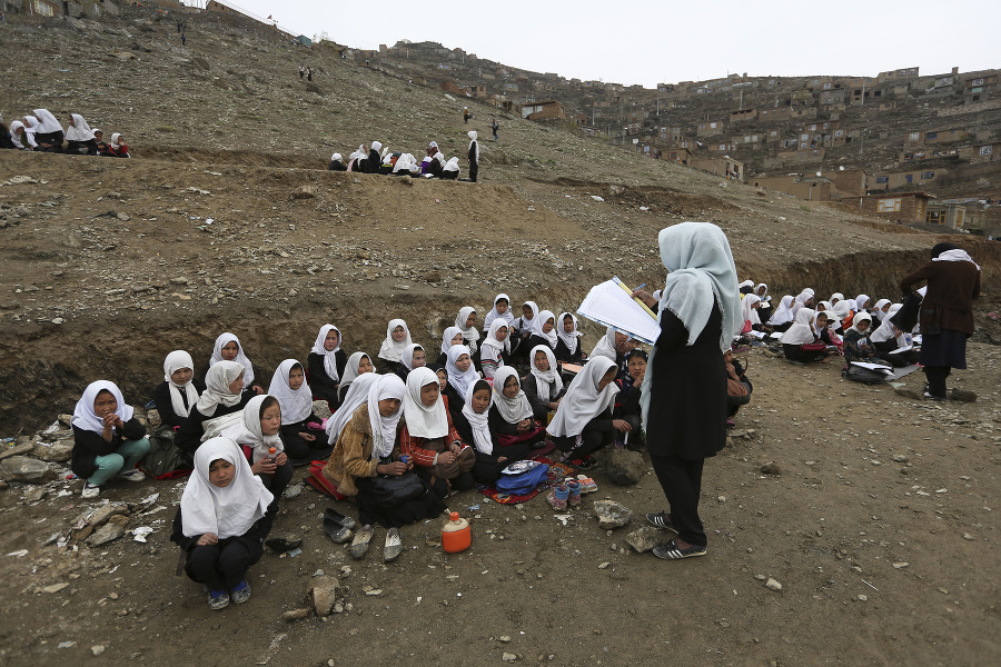 Základná škola na predmestí Kábulu
