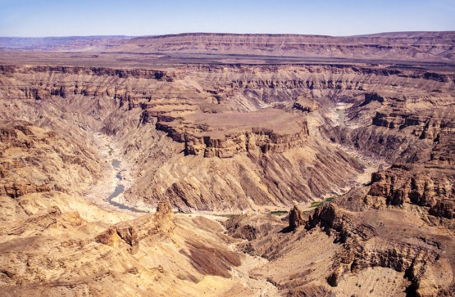 Najväčší kaňon v Afrike - Fish River Canyon