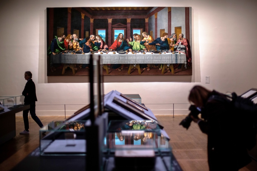 Výstava Leonarda da Vinci v Paríži