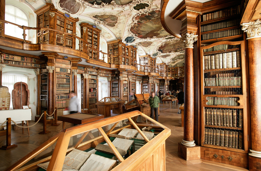 Knižnica kláštora svätého Havla – St. Gallen, Švajčiarsko