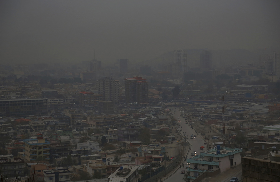 Znečistenie ovzdušia nad afganským