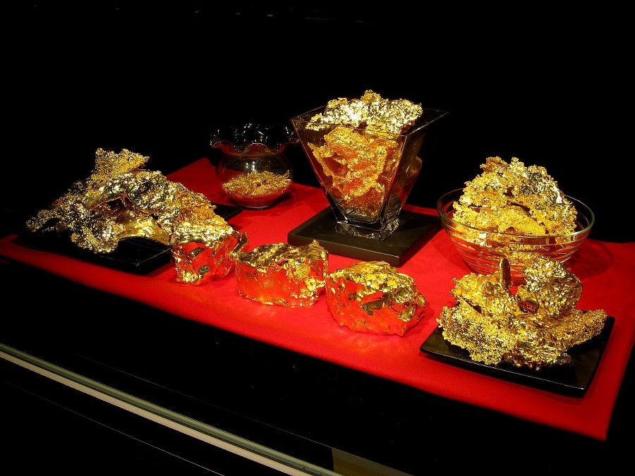 Ilustračné foto zlatých ingotov z múzea Ohashi Collection Kan. © Wikipedia/Mukasora