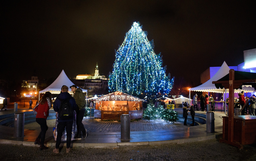 Vianočné mestečko na Svätoplukovom námestí, 2018