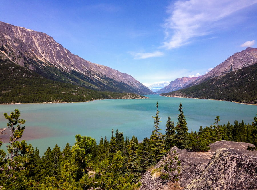 Bennett Lake, Yukon, Kanada – cieľ Chilkoot trailu