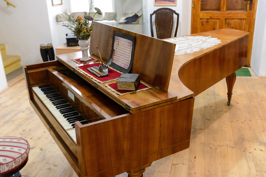 Klavír, na ktorom možno hrával aj sám Schubert