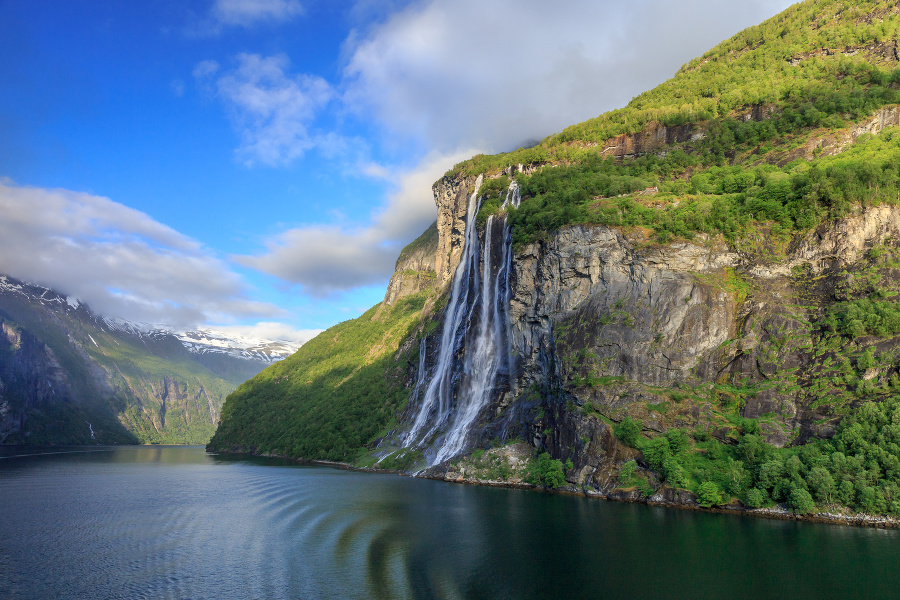 Vodopád Sedem sestier, Nórsko