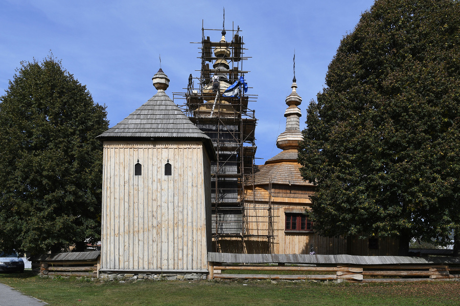 Drevený gréckokatolícky chrám svätého