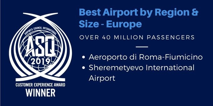 Najlepšie európske letiská nad 40 miliónov pasažierov