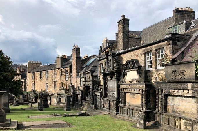 Cintorín Kirkyard, Edinburgh