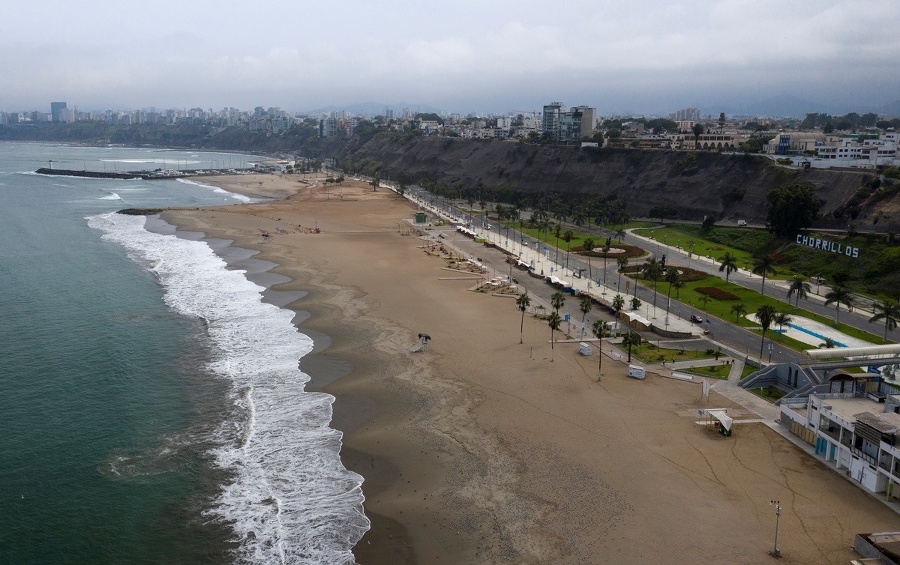 Pláž Agua Dulce v Lime pred pár dňami...