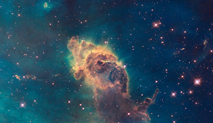 Zrod hviezdy v hmlovine Carina Nebula