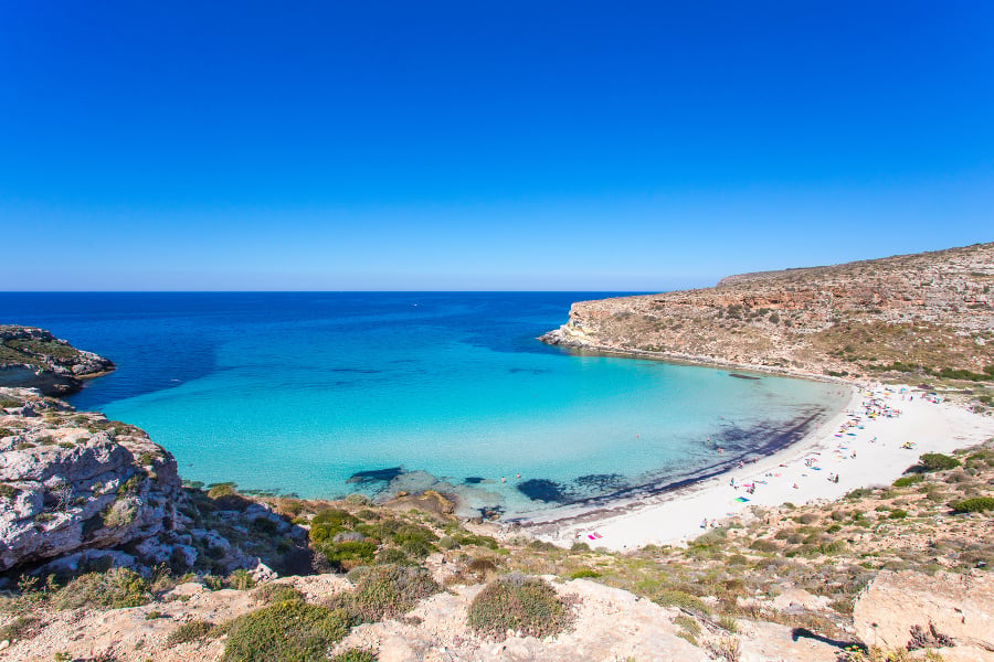 Spiaggia dei Conigli, Lampedusa, Taliansko