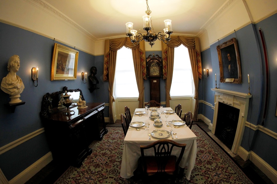 Jedáleň v Dickensovom múzeu