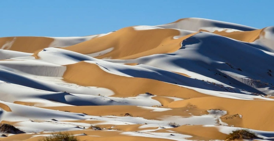 Na Sahare nasnežilo