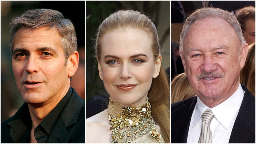 George Clooney, Nicole Kidman a Gene Hackman. © TASR/AP