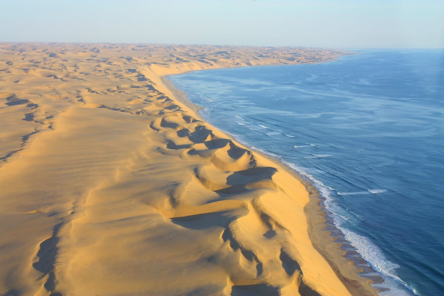 Púšť Namib a Atlantický