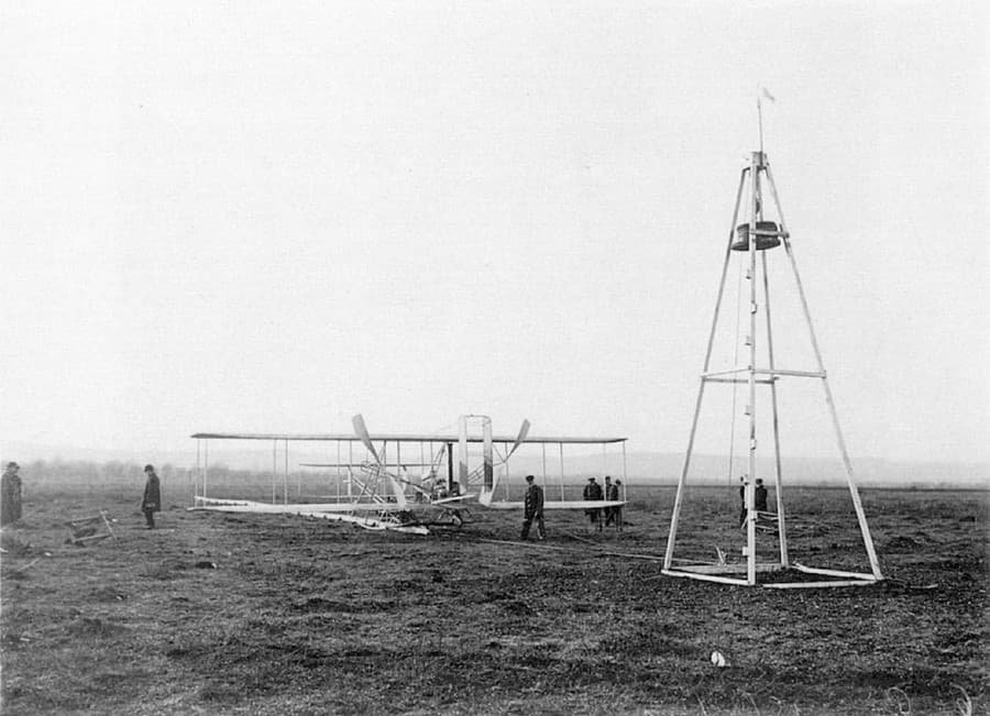 Lietadlo Wrightovcov v roku 1909