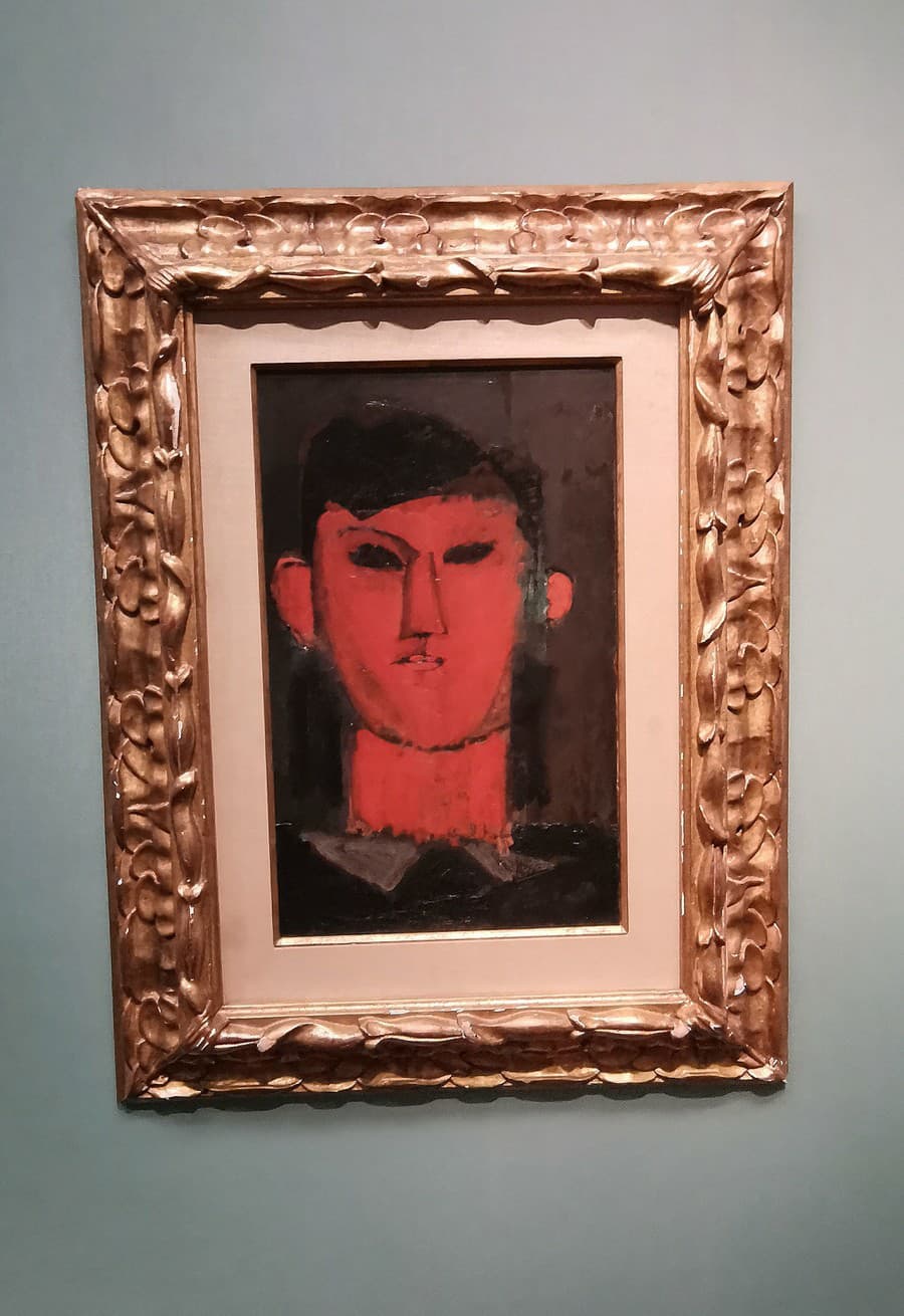 Portrét Pabla Picassa , Modiglianiho priateľa a rivala