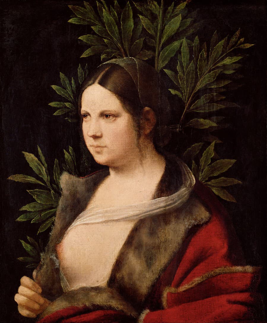 Giorgoneho obraz Mladá žena (“Laura”) z roku 1506
