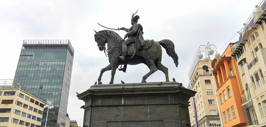 Jazdecká socha bána Jelačiča