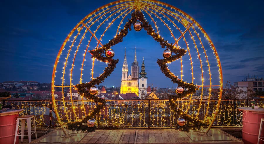 Vianočná atmosféra v Záhrebe