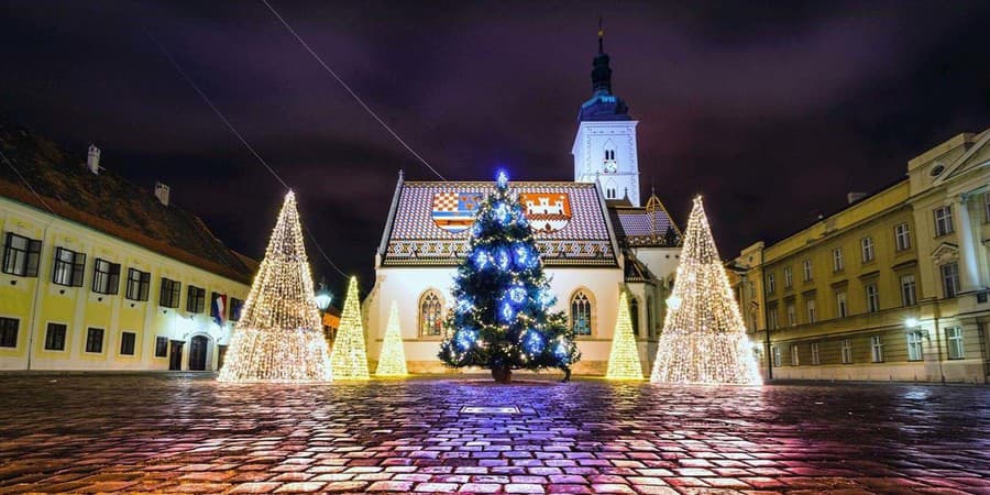 Vianočná atmosféra v Záhrebe
