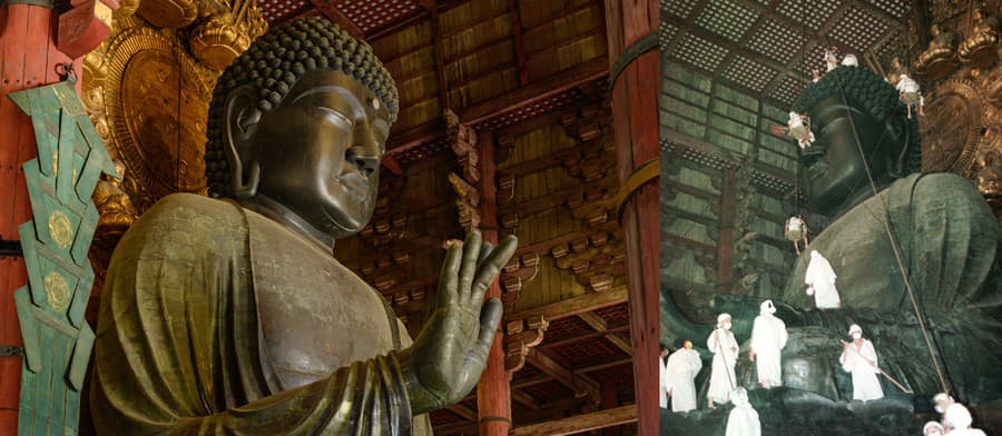 Socha Budhu v chráme