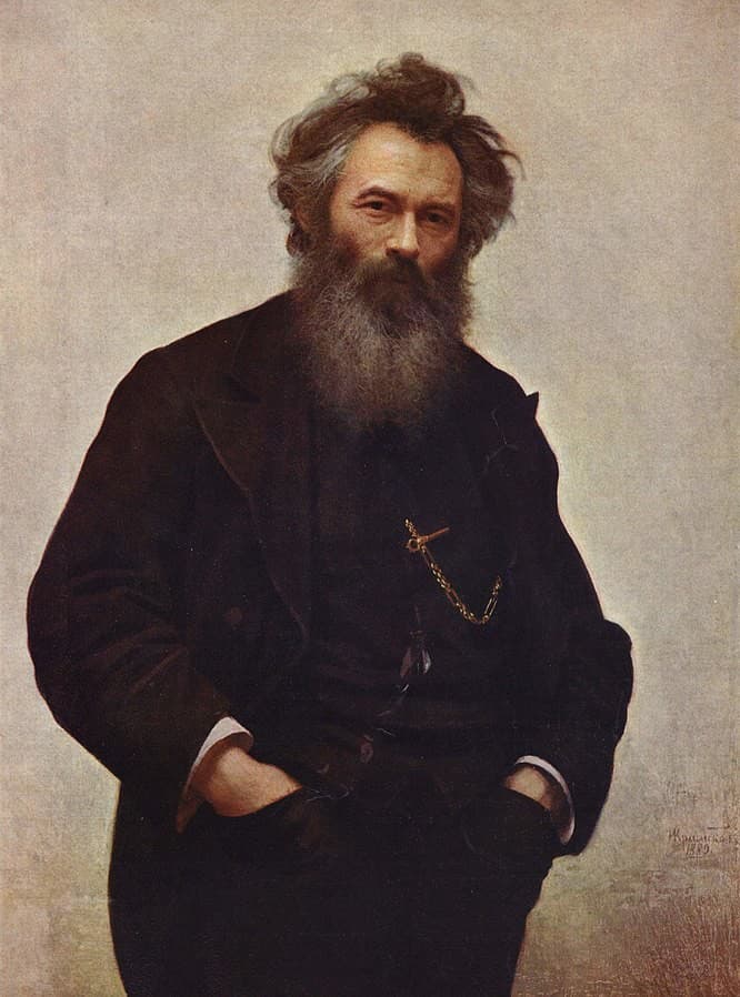Portrét Ivana Šiškina od I. N. Kramskoja (1880)