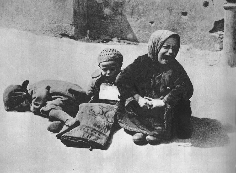 Deti bez domova vo Varšavskom gete, 1941