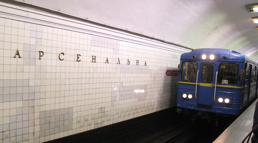 Najhlbšia stanica metra na svete Arsenaľna