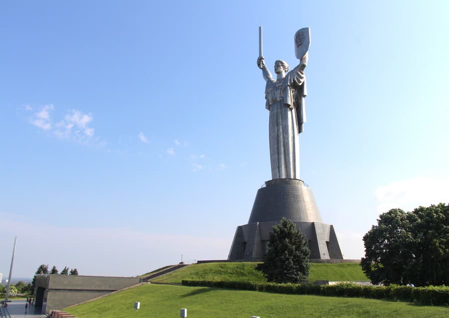 Symbol mesta Kyjev - Matka Vlasť