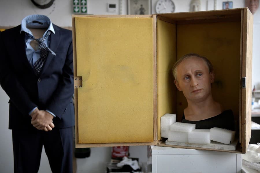 Putinovu podobizeň z múzea voskových figurín odstránili
