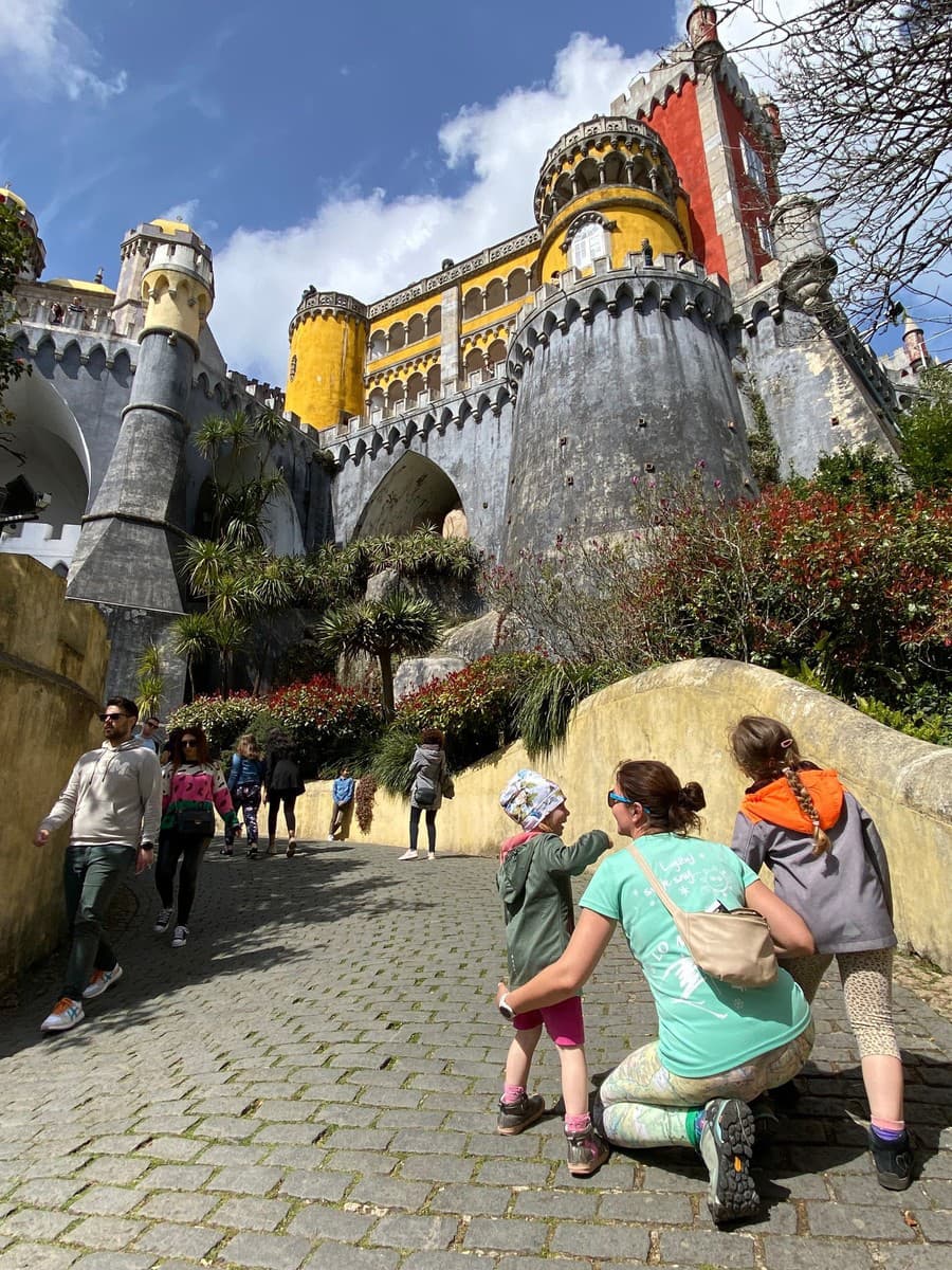 V rozprávkovom farebnom paláci Pena v portugalskej Sintre