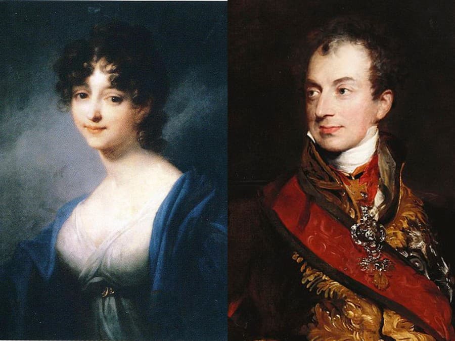 Katarína Vilemína Zahánska (Wilhelmine von Sagan) a Klemens Metternich