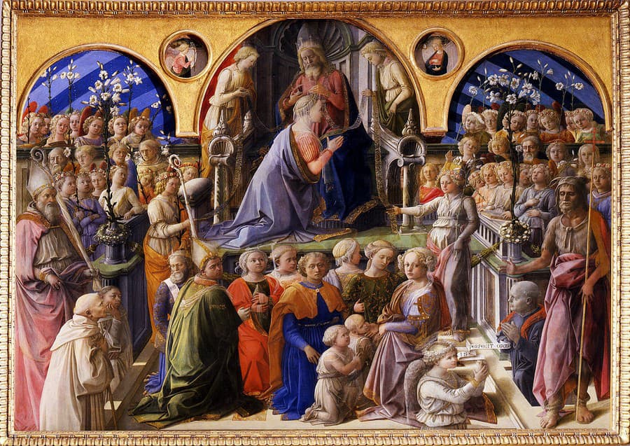 Korunovácia Panny Márie,  medzi 1439 a 1447