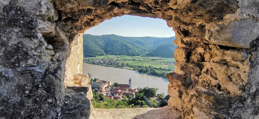 Pohľad z hradu Dürnstein