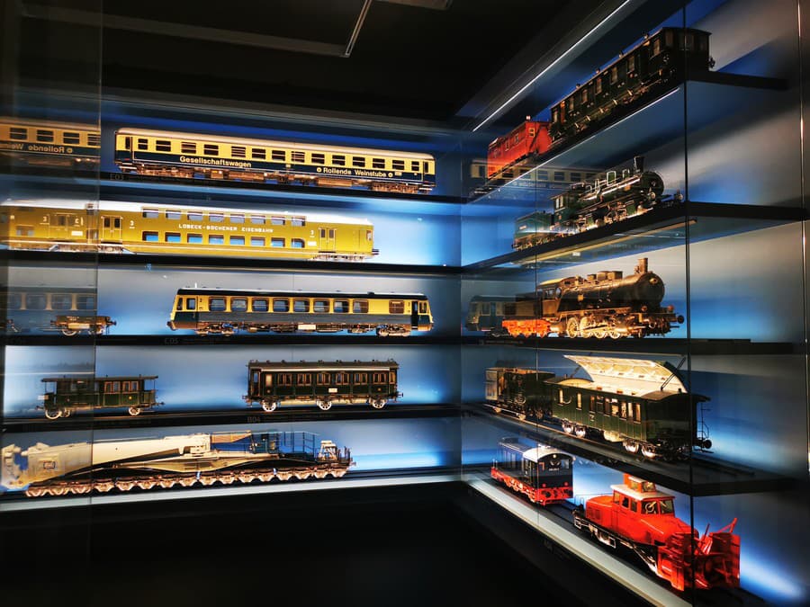 Modely vlakov v Deutche Bahn Museum