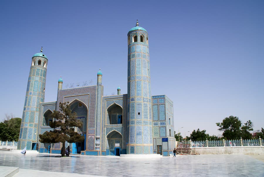 Modrá mešita v Mazár-e