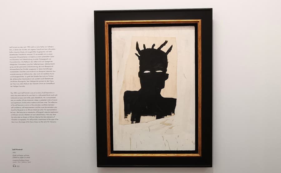 Basquiatov autoportrét, ktorý sa stal aj vizuálom celej výstavy