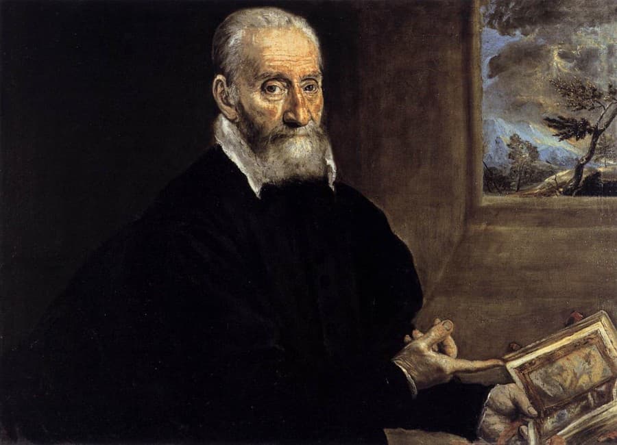 El Grecov portrét Giulia Clovia (medzi 1571 a 1572)
