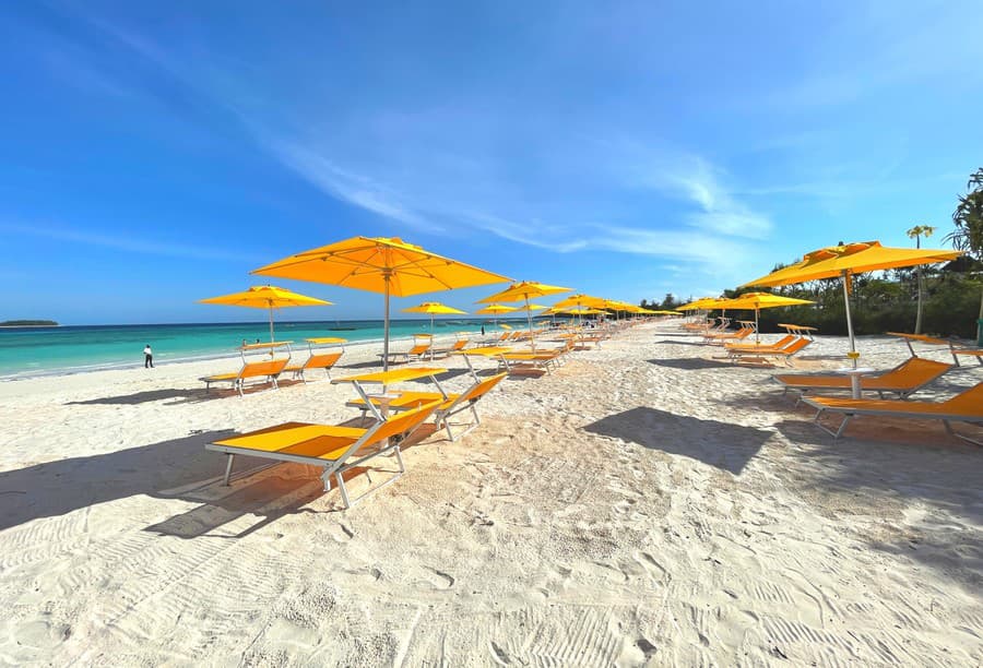 Pláž hotela Emerald Zanzibar