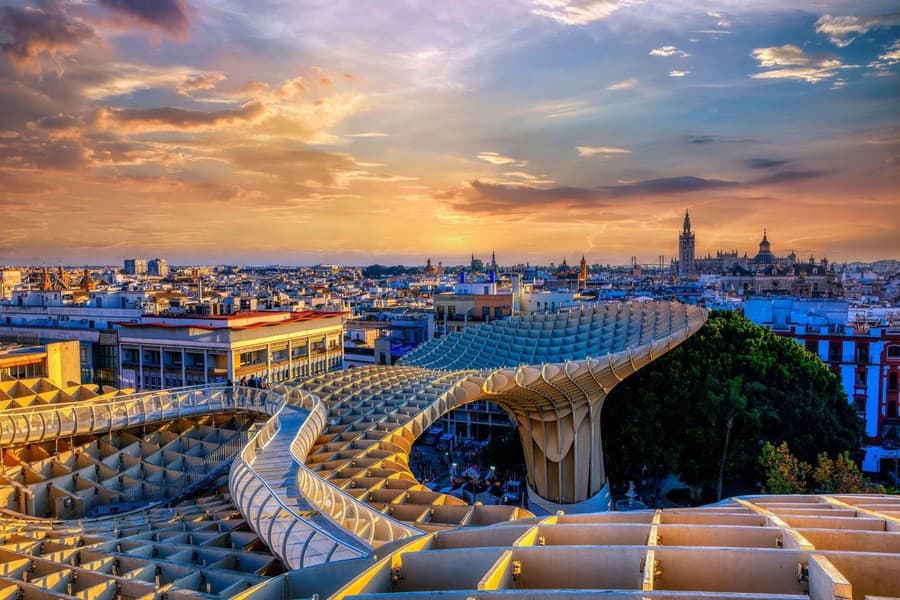 Pocta modernej architektúre: Sevillské