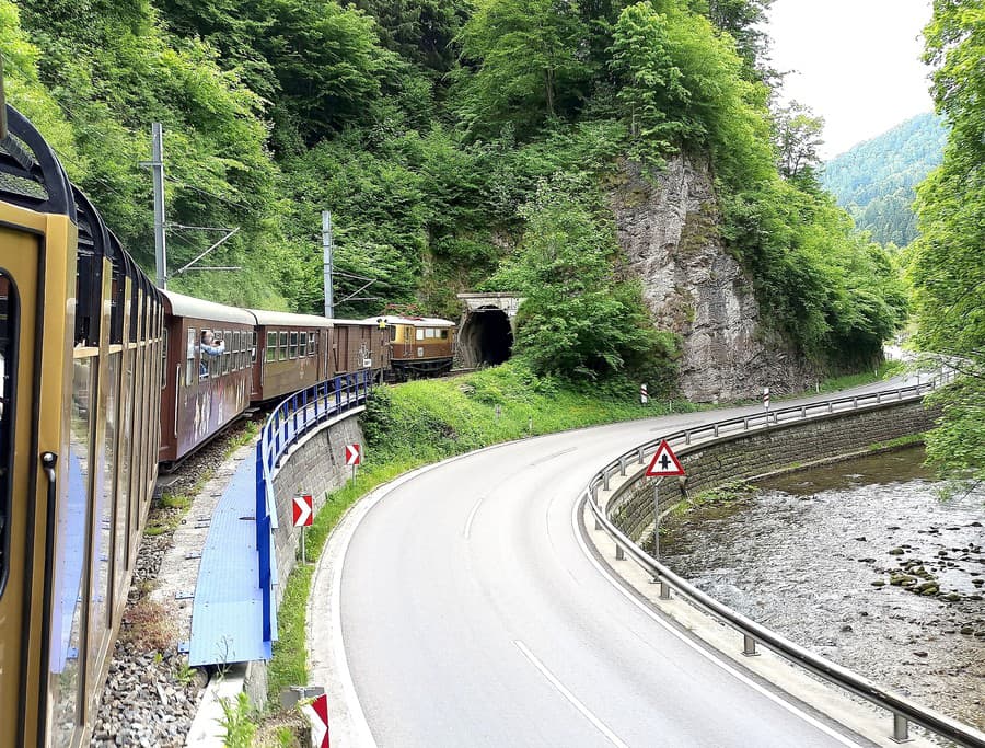 Dolné Rakúsko vlakom: Na