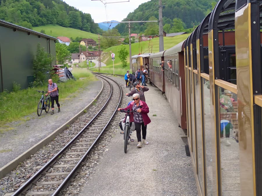 Dolné Rakúsko vlakom: Na