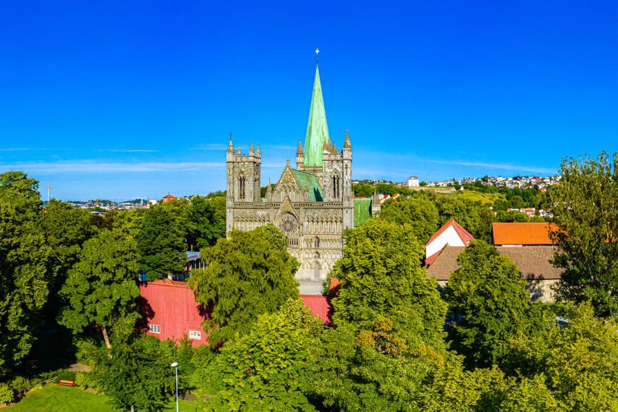 Nidaroská katedrála v Trondheime