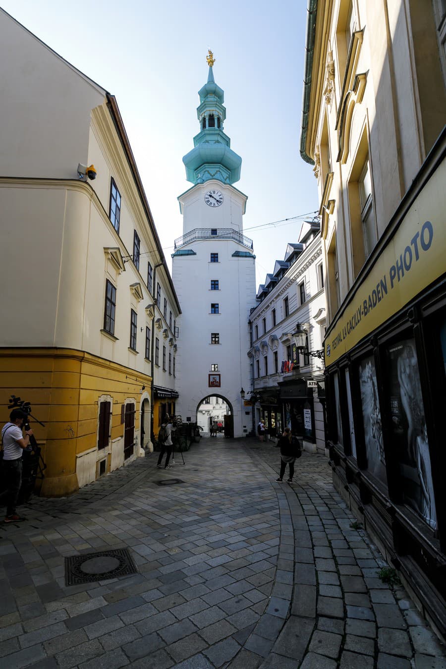 Pohľad na Michalskú vežu z Michalskej ulice